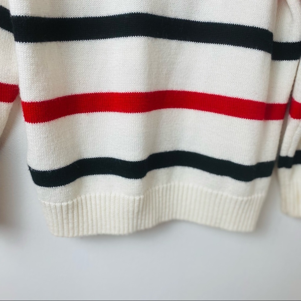 Disney Forever 21 Mickey Mouse Sweater Red White Black Sz S - Picture 6 of 12